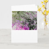 Abstrakte Farbstudie 419, Karte (Gelbe Blume)