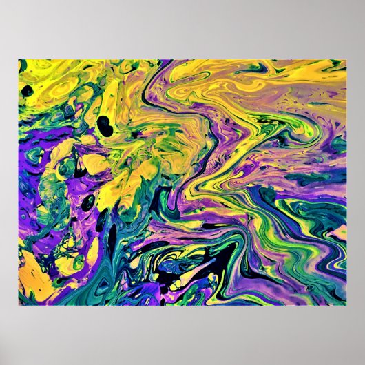 Abstrakte Farbstudie 41, Poster (Vorne)