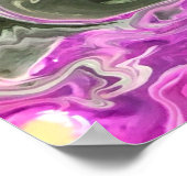 Abstrakte Farbstudie 421, Poster (Ecke)