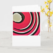 Abstrakte Farbstudie 429, Karte (Gelbe Blume)