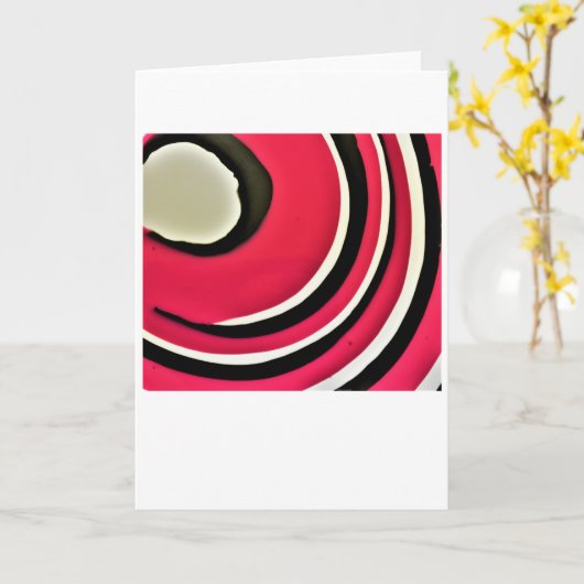 Abstrakte Farbstudie 429, Karte (Gelbe Blume)