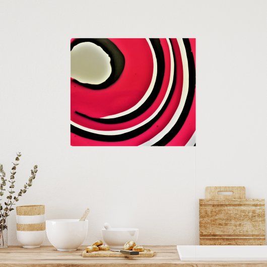 Abstrakte Farbstudie 429, Poster (Küche)