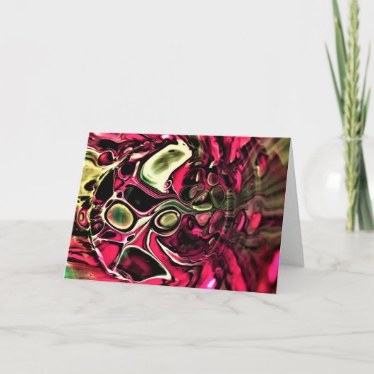 Abstrakte Farbstudie 430, Karte (Vorderseite)