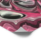 Abstrakte Farbstudie 432, Poster (Ecke)