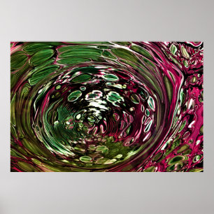 Abstrakte Farbstudie 433, Poster