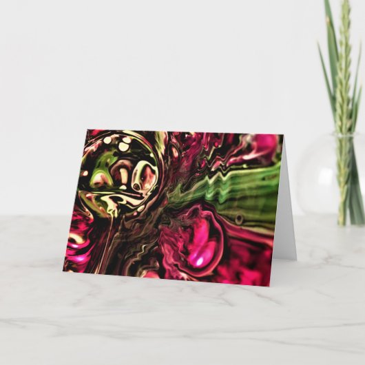 Abstrakte Farbstudie 434, Karte (Vorderseite)