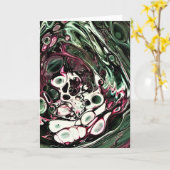 Abstrakte Farbstudie 436, Karte (Gelbe Blume)