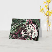 Abstrakte Farbstudie 436, Karte (Gelbe Blume)