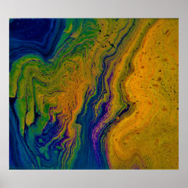 Abstrakte Farbstudie 43, Poster