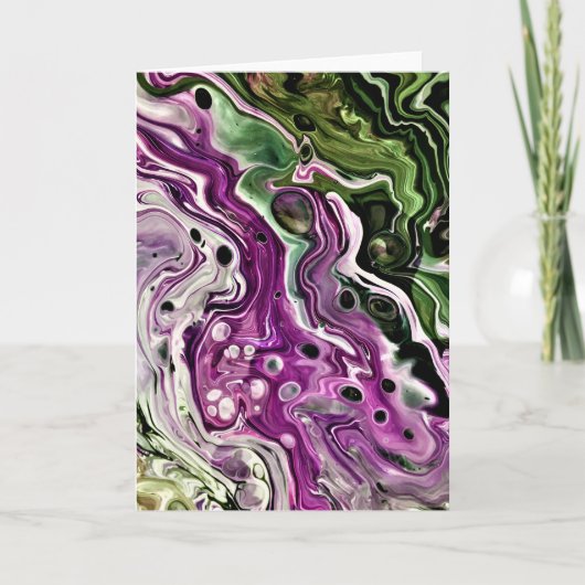 Abstrakte Farbstudie 440, Karte (Vorderseite)