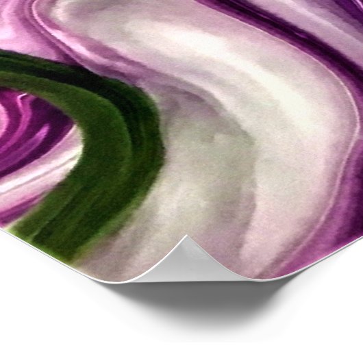 Abstrakte Farbstudie 440, Poster (Ecke)