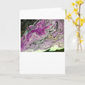 Abstrakte Farbstudie 442, Karte (Gelbe Blume)