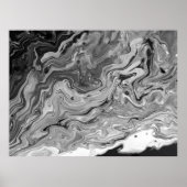 Abstrakte Farbstudie 442/Noir, Poster (Vorne)