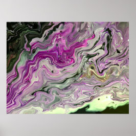 Abstrakte Farbstudie 442, Poster