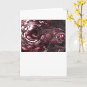 Abstrakte Farbstudie 443, Karte (Gelbe Blume)