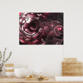 Abstrakte Farbstudie 443, Poster (Küche)