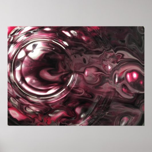 Abstrakte Farbstudie 443, Poster (Vorne)