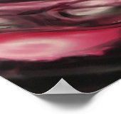 Abstrakte Farbstudie 443, Poster (Ecke)