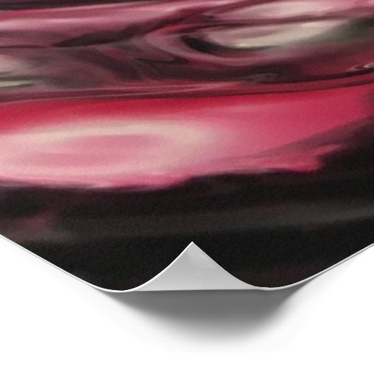 Abstrakte Farbstudie 443, Poster (Ecke)