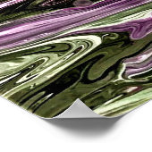 Abstrakte Farbstudie 448, Poster (Ecke)