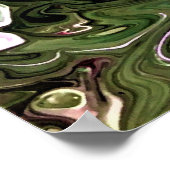 Abstrakte Farbstudie 449, Poster (Ecke)