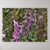 Abstrakte Farbstudie 449, Poster (Vorne)