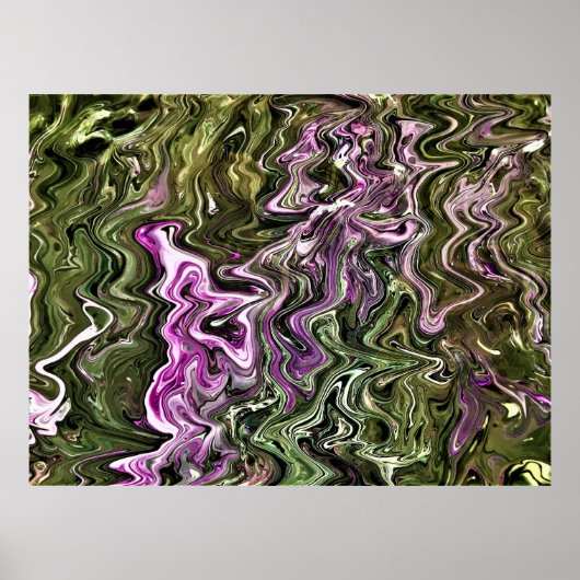 Abstrakte Farbstudie 449, Poster (Vorne)