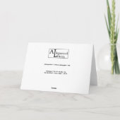 Abstrakte Farbstudie 44, Karte (Rückseite)
