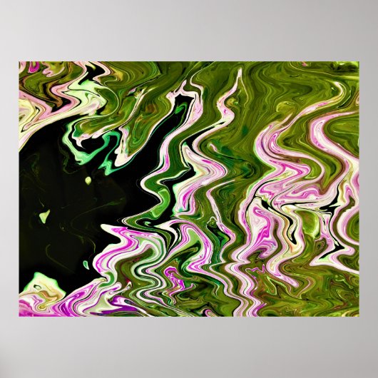 Abstrakte Farbstudie 451, Poster (Vorne)