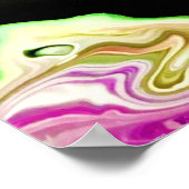 Abstrakte Farbstudie 451, Poster (Ecke)