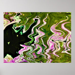 Abstrakte Farbstudie 451, Poster