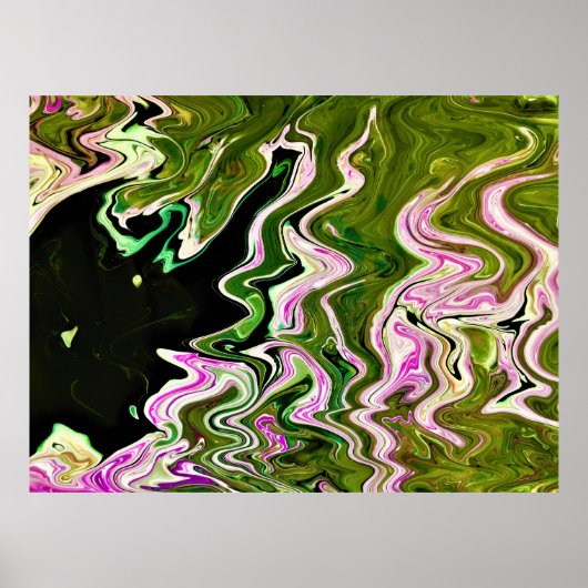 Abstrakte Farbstudie 451, Poster (Vorne)