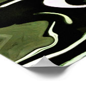 Abstrakte Farbstudie 455, Poster (Ecke)