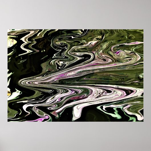 Abstrakte Farbstudie 455, Poster (Vorne)