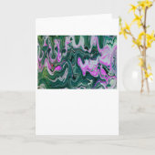 Abstrakte Farbstudie 458, Karte (Gelbe Blume)