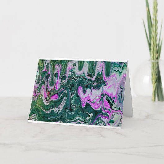 Abstrakte Farbstudie 458, Karte (Vorderseite)