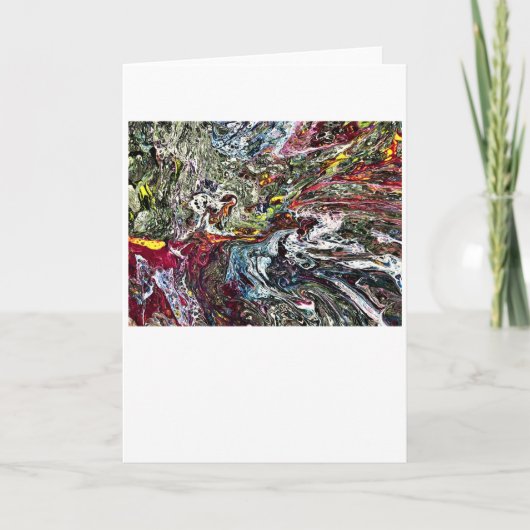 Abstrakte Farbstudie 45, Karte (Vorderseite)