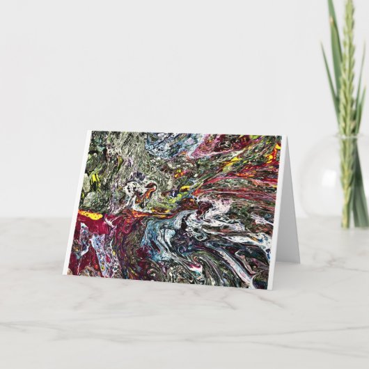 Abstrakte Farbstudie 45, Karte (Vorderseite)