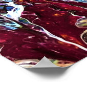 Abstrakte Farbstudie 45, Poster (Ecke)