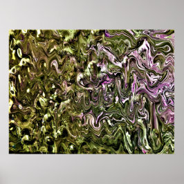 Abstrakte Farbstudie 462, Poster