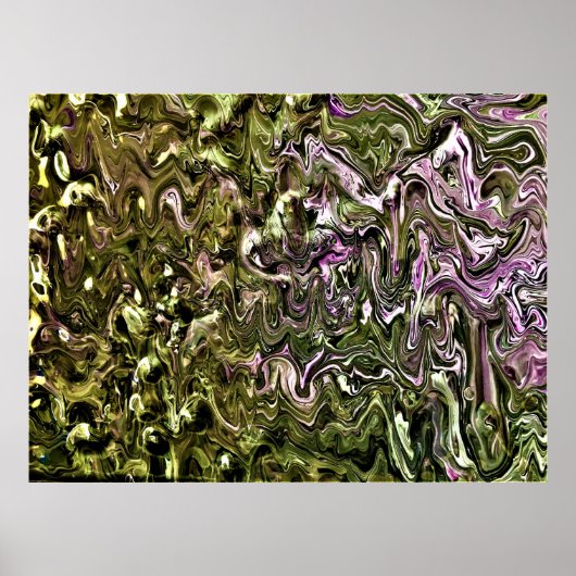 Abstrakte Farbstudie 462, Poster (Vorne)