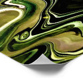 Abstrakte Farbstudie 464, Poster (Ecke)