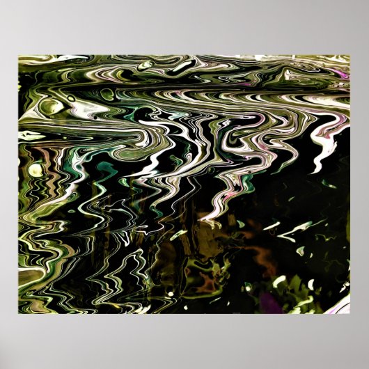 Abstrakte Farbstudie 464, Poster (Vorne)