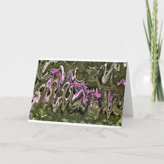 Abstrakte Farbstudie 466, Karte (Vorderseite)