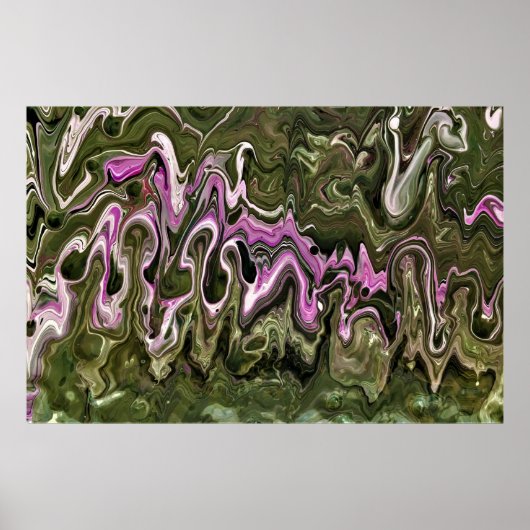 Abstrakte Farbstudie 466, Poster (Vorne)