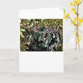 Abstrakte Farbstudie 477, Karte (Gelbe Blume)