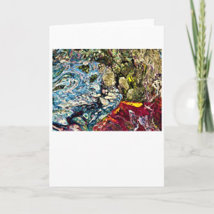 Abstrakte Farbstudie 47 Karte