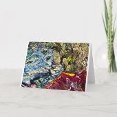 Abstrakte Farbstudie 47 Karte (Vorderseite)