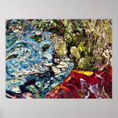 Abstrakte Farbstudie 47, Poster (Vorne)