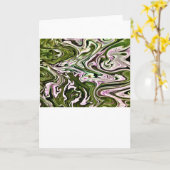 Abstrakte Farbstudie 480, Karte (Gelbe Blume)